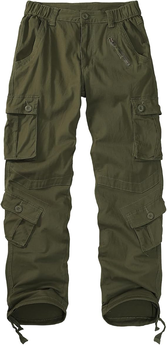 Women's Cargo Pants Quick Dry Casual Military Army Camo Combat Work Casual Pants with Pockets