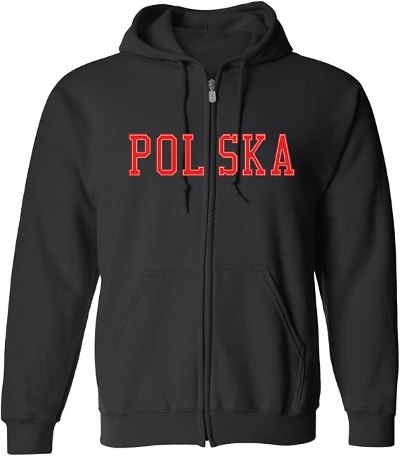 Poland Black Full Zip Sweater-Pol-101-Pol-105 (X-Large)