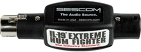 Sescom IL-19 Inline Audio Hum Eliminator