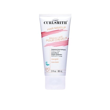 CURLSMITH Hair Makeup - Temporary Hair Color for Curls, Curl Styling Gel with Color, For All Curl Types, Vegan & Cruelty Free (3 oz)