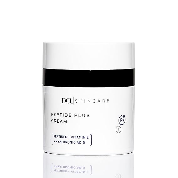DCL Skincare Peptide Plus Cream with 7 Peptides for Hydration & Skin Barrier Support, 1.7 fl oz