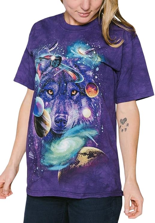 The Mountain Men's Wolf of The Cosmos T-Shirt