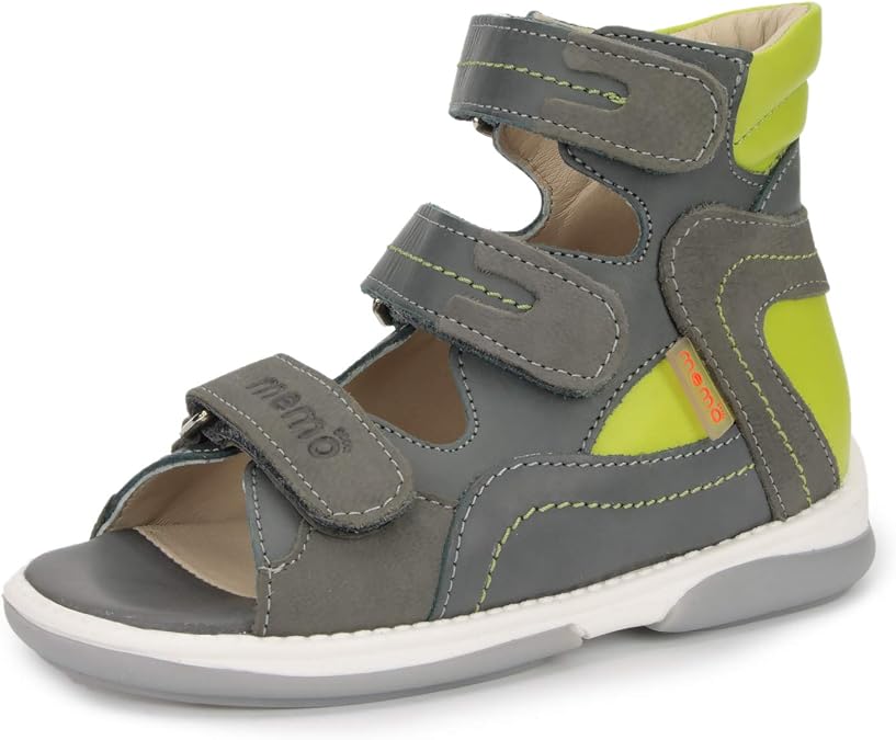 Memo Michael Corrective Orthopedic High-Top AFO Leather Sandal
