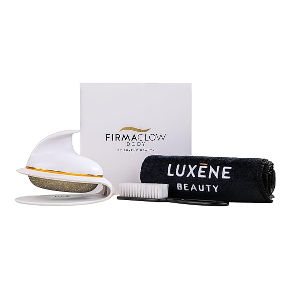 Luxene Beauty FIRMAGLOW - For The Body - Microdermabrasion Device - Home Skin Care Tool for Anti-Aging, Skin Resurfacing, and Exfoliation - Diamond Surface - Spa Quality - All Skin Types