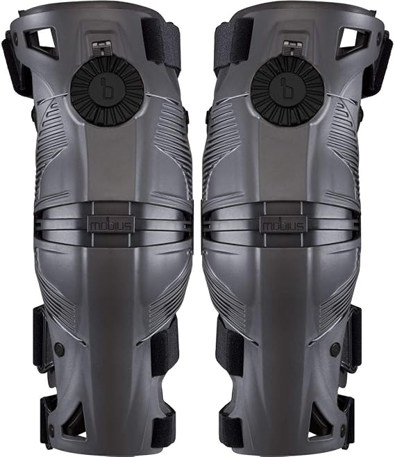 Mobius X8 Knee Braces (Large) (Storm/Grey)