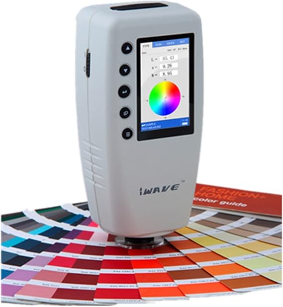 Color Analyzer, WR10 High-precision Digital Colorimeter Color Difference Meter Tester WR-10 Portable Color Analyzer 8mm,D65