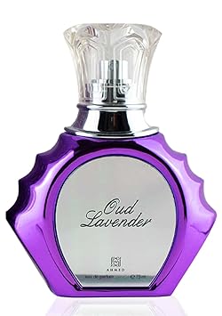 AHMED Oudh Lavender 75 ML EDP Oriental Fragrance for Men and Women with Bold, Fresh, Luxurious and Sensual Versatile Oudh Leather Perfume Accords by Al Maghribi Arabian Perfumes Dubai