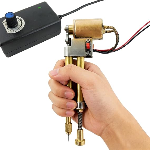 Embroidery Stitch Machine, Electric Handheld Design with Adjustable Speed, Compatible with Multiple Sheets for DIY Pattern Making