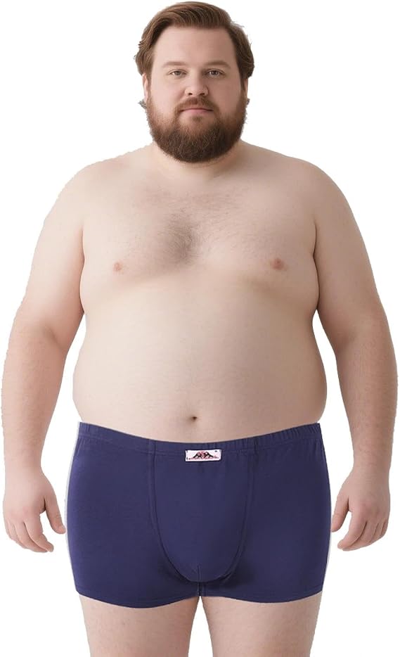 Men's Big and Tall Boxer Briefs Cotton Comfortbale Soft Breathable Men Underwear for Big Men Boxer Briefs