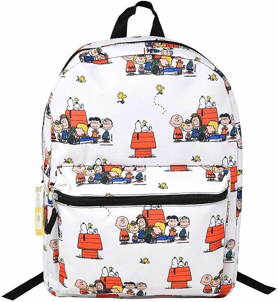 Fast Forward Snoopy 16" Backpack with all over Print