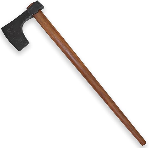 Armory ReplicasTM - Heavy Handed Forged High Carbon Steel Bearded Viking Axe w/Comfortable Tapering Sheesham Wood Handle