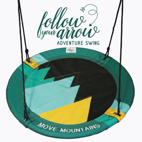 M&M Sales Enterprises Adventure Swing Move Mountains MM00154, Green, One Size