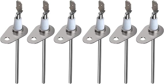 6 pack 0130F00010 Furnace Flame Sensor Replacement for Goodman Amana Janitrol Furnace fit B1172606 B11726-06 20488501 ACS90453BXA P1257001F P1257007F ACS90703BXA P1257002F P1257008F