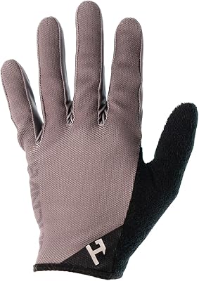 Handup Most Days Full Finger Lightweight Anti-Slip Breathable Mountain Bike MTB Bicycle Enduro Downhill XC Cycling Motocross Unisex Gloves Steel Grey, Medium