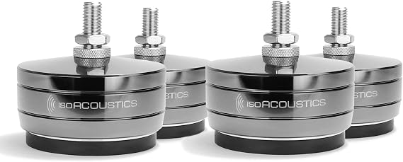 IsoAcoustics Gaia-Titan Series Isolation Feet for Speakers & Subwoofers (Cronos, 620 lb max) Set of 4