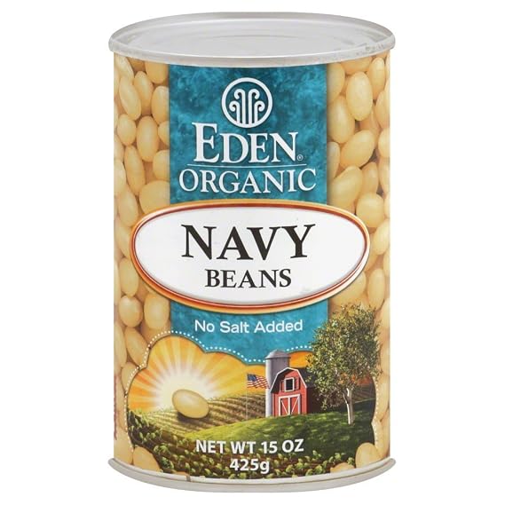 Eden Organic Navy Beans, No Salt Added, 12 pk