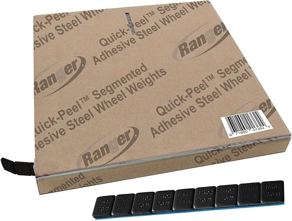 BendPak Ranger Stick On Car/Truck/Automobile/Vehicle - Tire/Wheel Tape Weights - Black Adhesive