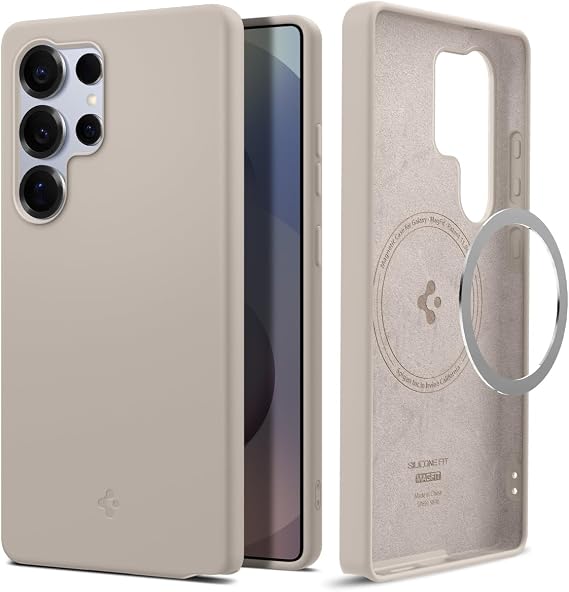 Spigen Silicone Fit MagFit Case for Samsung Galaxy S25 Ultra
