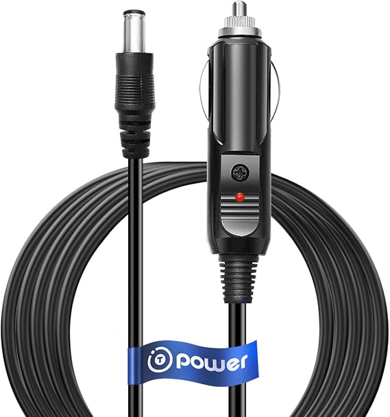 T-Power 12V Car Charger for Tennis Tutor Prolite Ball Machine I II Sport Tutor Plus Player SMART Battery, FIT Model: SW20-S150-26