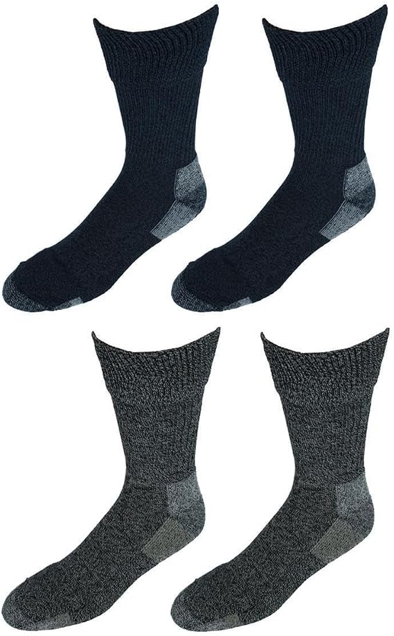 Dr. Scholl's mens 2 Pack Advanced Relief Casual Crew Socks
