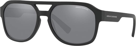 Armani Exchange mens Ax4074s Rectangular Sunglasses