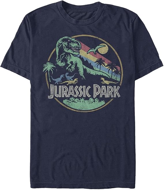 Jurassic Park Men's Retro Circle