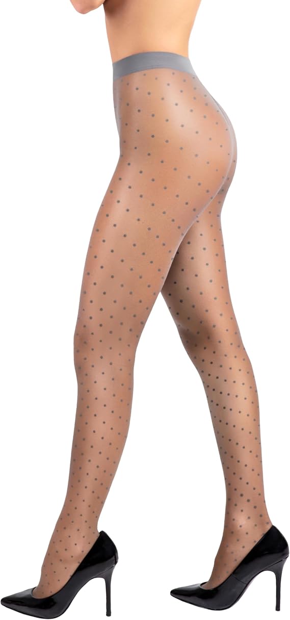 sofsy Classic Polka Dot Tights for Women