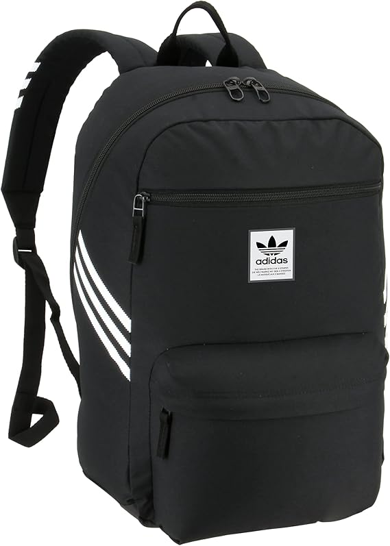 adidas Originals National SST Backpack, Black, One Size, Originals National Sst Recycled Backpack