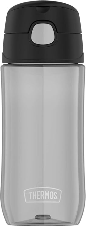 Thermos Funtainer 16 Ounce Plastic Hydration with Spout, Black