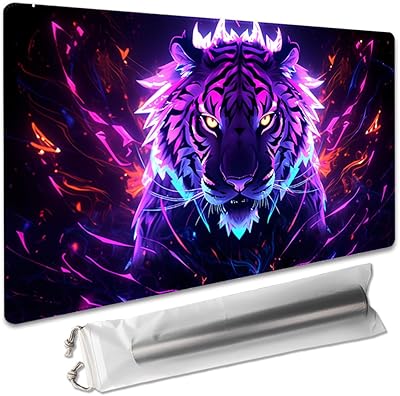 Board Game 14x24in MTG Playmat Compatible for OCG CCG RPG TCG Playmats Tigers Head 2