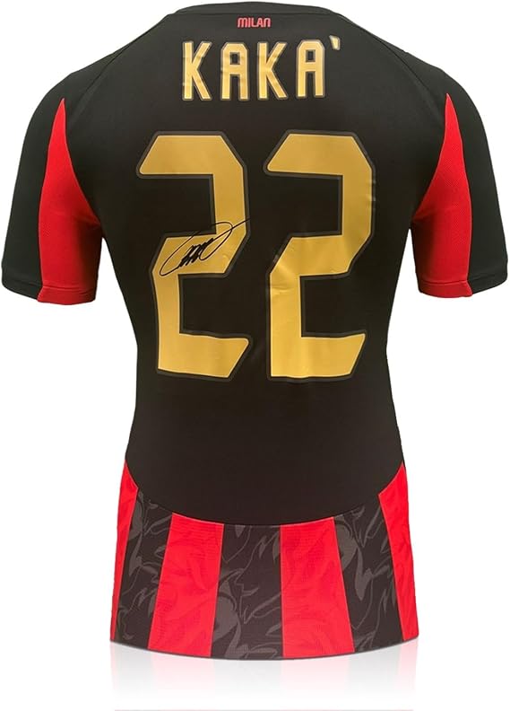 Kaka Signed Milan 2025-26 Home Soccer Jersey Red