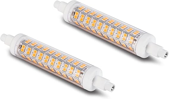 R7s LED Bulbs 118mm 8W LED COB Light LED Corn Bulbs 75W Halogen Bulb Replacement Daylight White 6500K 120 LEDs 120V J Type R7s Floodlight J118 Landscape Lights Floor Lamp Work Lighting,2 Pack