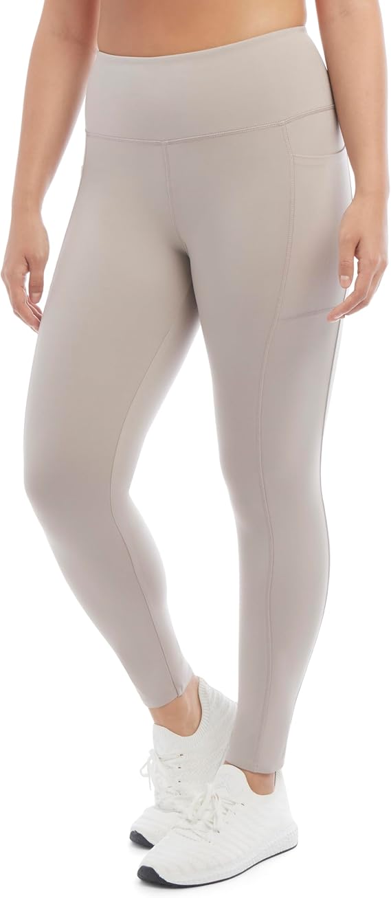 Danskin Women's High Rise Contour Bonded Ankle Leggings