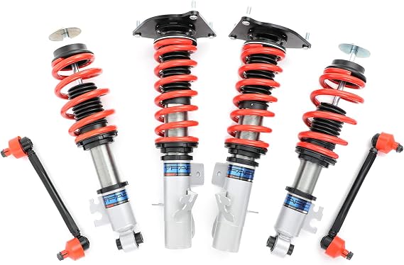 FAPO Coilovers for Mini Cooper/Hatch R50/Cooper S R53 2002-2006, for Cabrio/Convertible R52 RE16 2004-2008 Adjustable Height Mono-Tube Shock Suspension Lowering Kits