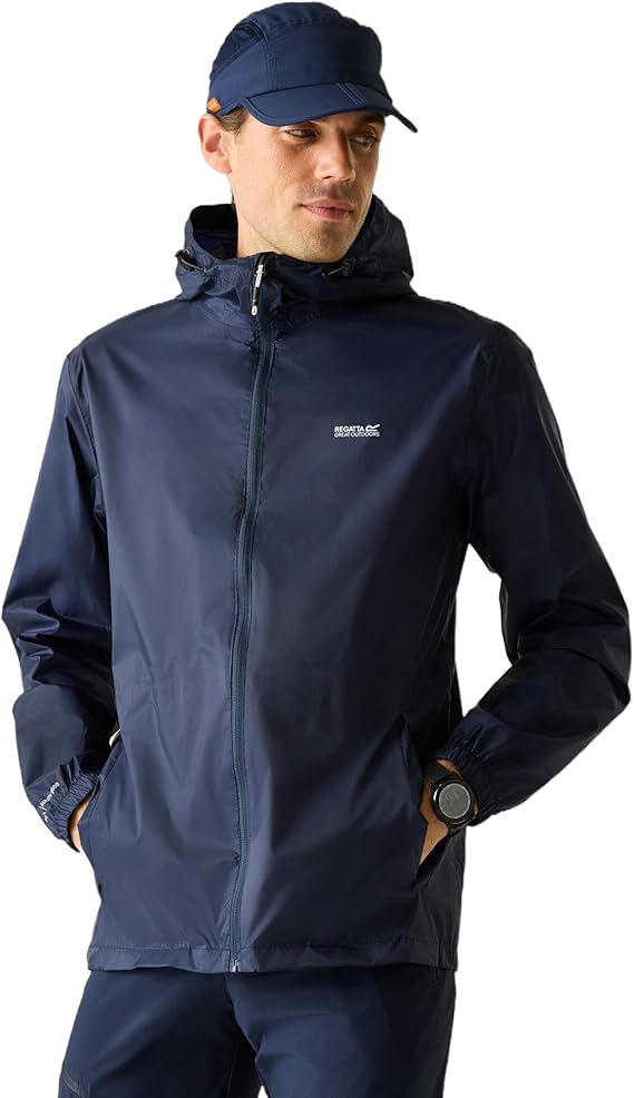 Regatta Mens Pack It III Waterproof Jacket (4XL) (Navy)