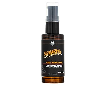 Suavecito Shave Oil 1 oz Pump Bottle - Softens Skin & Beard, Prevents Irritation and Burn - Natural Ingredients, Vitamin E Oil, Aloe Vera Oil, Jojoba Oil - Improves Shaving Experience