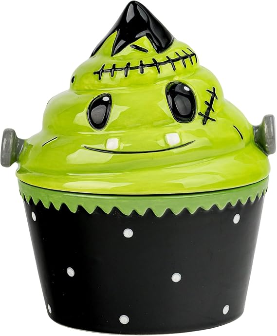 10 Strawberry Street Frankenstein Cupcake Canister