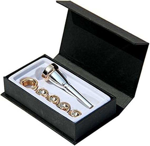 Musical Instrument Professional Brass Gold Silver Plated Bb and C key Trumpet Mouthpiece 3C 2C 2B 3B Trumpet Part