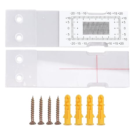 FLEXMAN Crack Monitoring Gauges, Crack Measuring Instrument, Acrylic Building Wall Standard Crack Monitor, Corner Crack Comparison Caliper