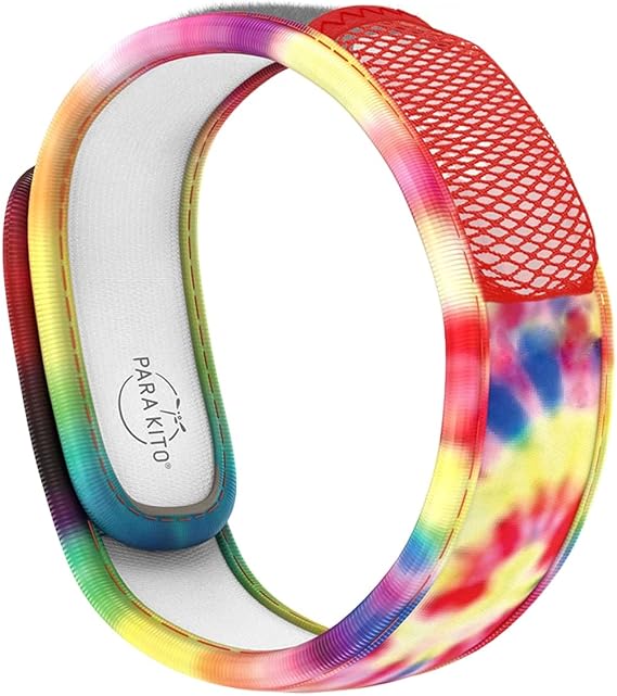 Parakito Insect Repellent Graphic Band Rainbow 2 Pack of 15 Day Pellets
