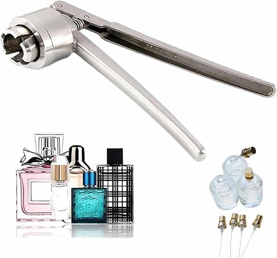 Manual Perfume Crimper, 13mm/15mm/18mm/20mm, Perfume Spray Bottle Sealing Machine,Cap Capper Bottle Cap Crimping Capping Tools(18mm)