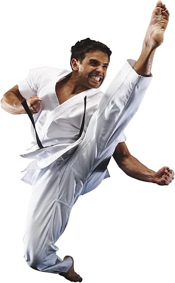 Macho 8.5oz Traditional Karate Gi / Uniform - White / Size 5