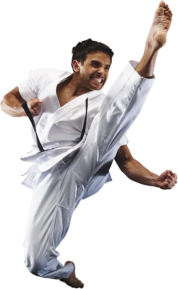 Macho 8.5oz Traditional Karate Gi / Uniform - White / Size 3