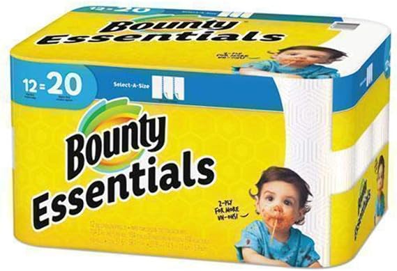 Bounty 2847068 Bounty Essentials Select-A-Size Paper Towels