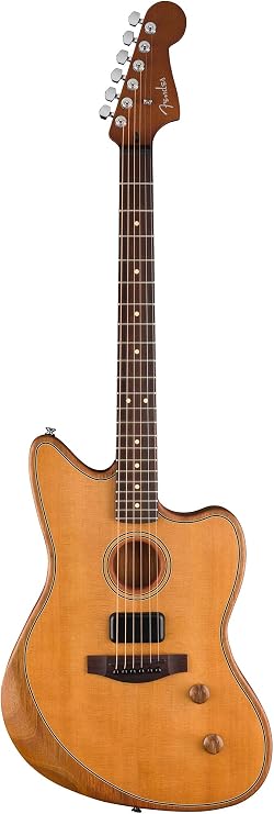 Fender Acoustasonic Standard Jazzmaster Acoustic-electric Guitar - Aged Natural