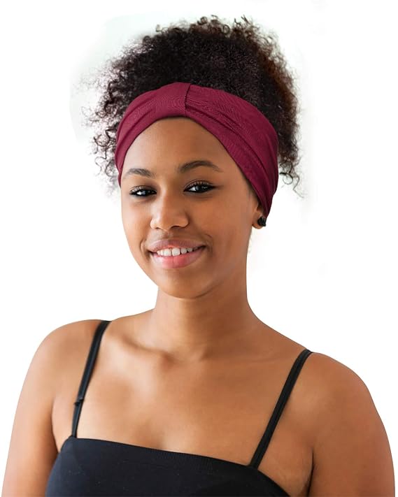 Winitas Bamboo Viscose Hair Wrap for Frizzy Hair Women Stretch Satin