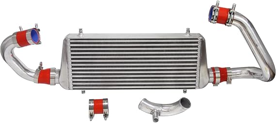 Fmic Upgrade Bolt On Front Mount Intercooler Kit fits for Audi A4 1.8T B5 98-01 Red