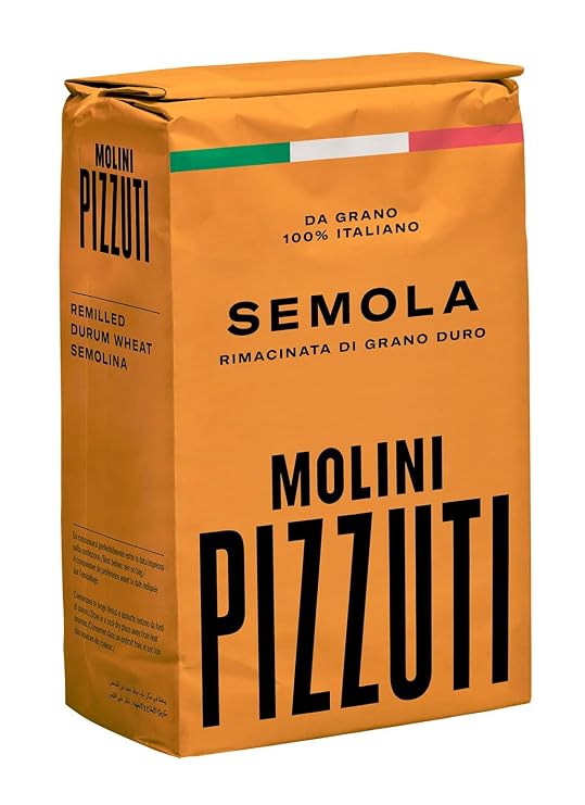 Molini Pizzuti Remilled Durum Wheat Semolina Semola Rimacinata 1kg Bag Ideal for Fresh Pasta, Rustic Bread, Pizza Crust & Artisan Baking