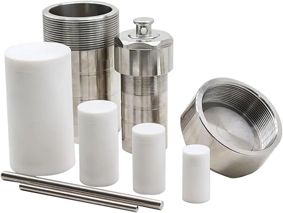 Hydrothermal Synthesis Reactor, Hydrothermal Autoclave Reactor with PTFE Chamber Hydrothermal Synthesis 5-500ml,Autoclave(520ml)