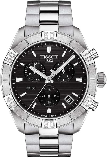 Tissot PR 100 Chronograph Quartz Black Dial Men's Watch T101.617.11.051.00